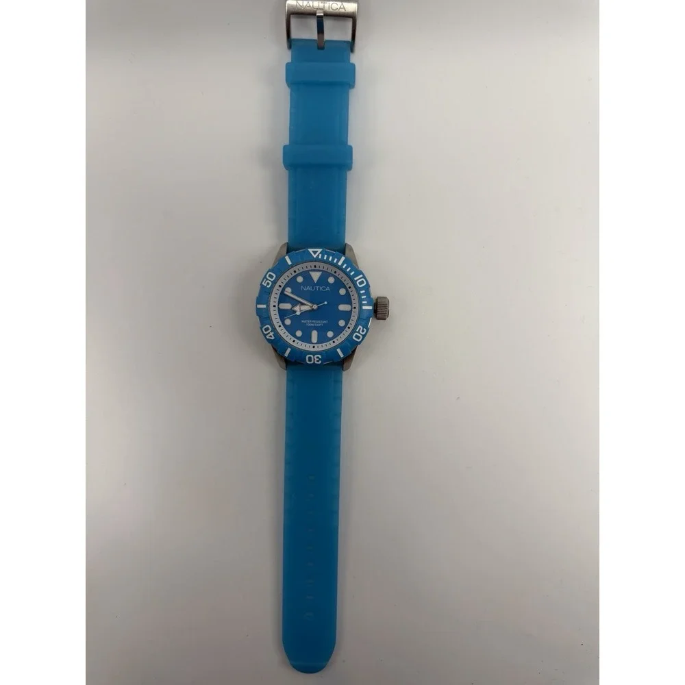 Nautica N09602G New Battery Mens South Beach Diver Watch 44MM 8.5